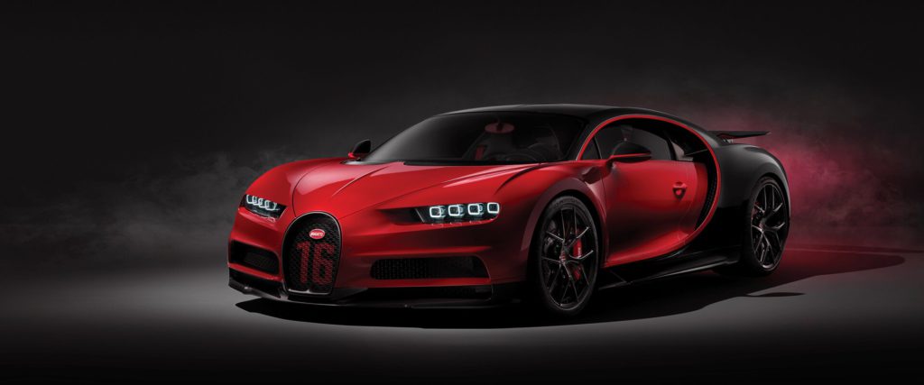 Red Bugatti Chiron, one of the most expensive cars sold in Malaysia