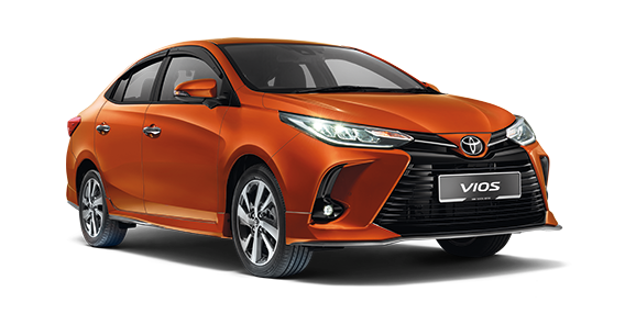 Orange Toyota Vios, Fuel efficient