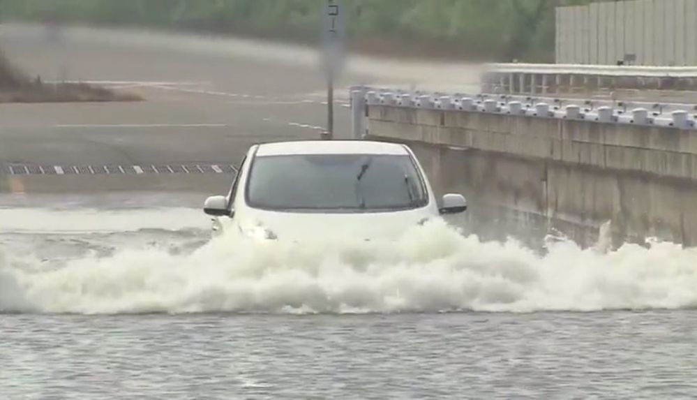 Nissan Leaf. Flood